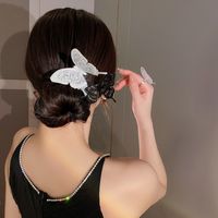 Sweet Butterfly Plastic Copper Hollow Out Hairpin 1 Piece main image 4
