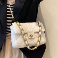 Women's Small All Seasons Pu Leather Solid Color Fashion Square Lock Clasp Chain Bag main image 4