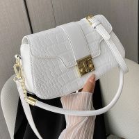 Women's Small All Seasons Pu Leather Solid Color Fashion Square Lock Clasp Underarm Bag main image 2