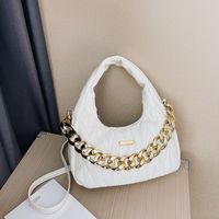 Women's Medium All Seasons Pu Leather Solid Color Fashion Chain Zipper Handbag main image 5