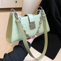 Women's Small All Seasons Pu Leather Solid Color Fashion Chain Square Zipper Underarm Bag main image 4