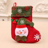 Printed Children's Candy Bag Christmas Decoration Socks Nhmv155577 sku image 4