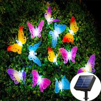 Birthday Cute Butterfly Pvc Party String Lights sku image 1
