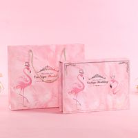 Cute Flamingo Paper Date Gift Wrapping Supplies sku image 1