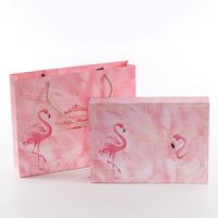 Cute Flamingo Paper Date Gift Wrapping Supplies main image 2