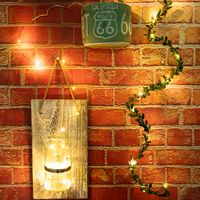 Christmas Casual Leaves Pvc Party String Lights main image 1