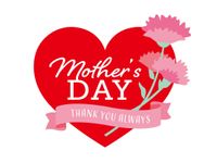 Mother's Day Heart Shape Pvc Holiday Gift Stickers sku image 1