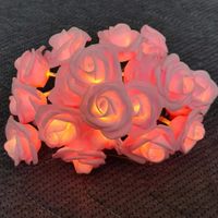Valentine's Day Cute Rose Pvc Party String Lights sku image 9