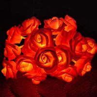 Valentine's Day Cute Rose Pvc Party String Lights sku image 46