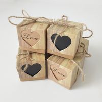 Valentine's Day Heart Shape Paper Wedding Gift Wrapping Supplies main image 2