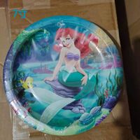 Birthday Mermaid Paper Party Tableware sku image 5