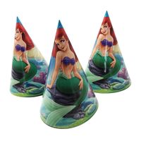 Birthday Mermaid Paper Party Tableware sku image 13