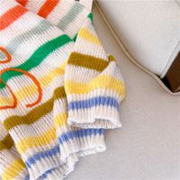 Fashion Stripe Knit Round Neck Long Sleeve Regular Sleeve Sweater main image 4