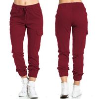 Women's Daily Fashion Solid Color Full Length Pocket Tapered Pants main image 6