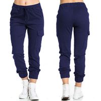 Women's Daily Fashion Solid Color Full Length Pocket Tapered Pants main image 9