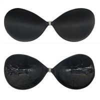 Solid Color Adhesive Bra Invisible Bralette Bra sku image 7