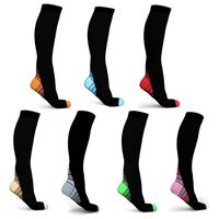 Unisex Sports Color Block Nylon Jacquard Socks main image 6