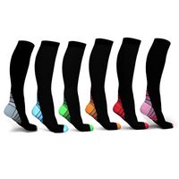 Unisex Sports Color Block Nylon Jacquard Socks main image 4