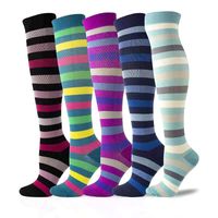 Unisex Sports Stripe Nylon Jacquard Socks main image 1