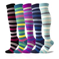 Unisex Sports Stripe Nylon Jacquard Socks main image 6