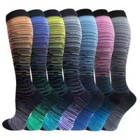 Unisex Sports Gradient Color Nylon Jacquard Socks main image 1