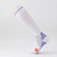 Unisex Mode Farbblock Nylon Jacquard Socken sku image 10