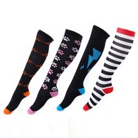 Unisex Sports Stripe Nylon Jacquard Socks main image 2