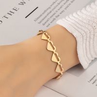 Fashion Geometric Alloy Plating Bracelets main image 1