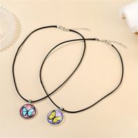Fashion Butterfly Alloy Women's Pendant Necklace 1 Piece main image 5