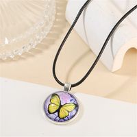 Fashion Butterfly Alloy Women's Pendant Necklace 1 Piece main image 3