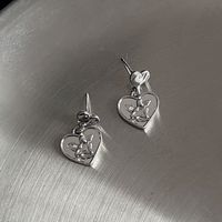 Fashion Heart Shape Alloy Drop Earrings main image 5