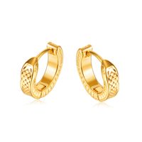 Fashion Solid Color Stainless Steel Earrings Stainless Steel Earrings sku image 3