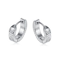 Fashion Solid Color Stainless Steel Earrings Stainless Steel Earrings sku image 1