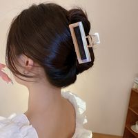 Simple Style Gradient Color Copper Hollow Out Acrylic Hair Clip 1 Piece main image 4