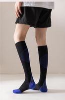 Unisex Sports Color Block Nylon Spandex Jacquard Socks main image 2