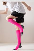 Unisex Sports Color Block Nylon Spandex Jacquard Socks main image 1