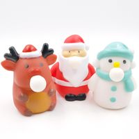 Christmas Halloween Bubble Decompression Squeezing Toy Duck Bubble Blowing Baby Dinosaur Squeezing Toy Vent Decompression sku image 4