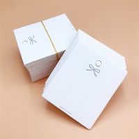 Fashion Solid Color Bow Knot Paper Jewelry Packaging Bags main image 4