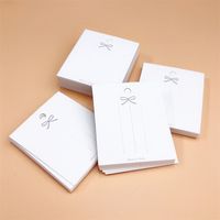 Fashion Solid Color Bow Knot Paper Jewelry Packaging Bags main image 3