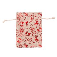Christmas Snowflake Elk Cloth Party Gift Wrapping Supplies main image 2