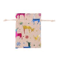 Christmas Snowflake Elk Cloth Party Gift Wrapping Supplies main image 3