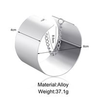 Einfacher Stil Geometrisch Legierung Überzug Unisex Armreif main image 3