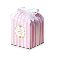 Valentine's Day Sweet Stripe Paper Wedding Gift Wrapping Supplies sku image 1