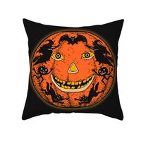 Cute Pumpkin Polka Dots Ghost Peach Skin Fabric Pillow Cases sku image 4