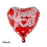 Valentine's Day Heart Shape Aluminum Film Date Balloons main image 5
