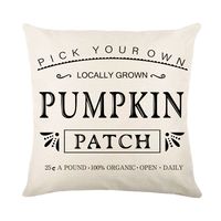 Cute Pumpkin Linen Pillow Cases main image 4