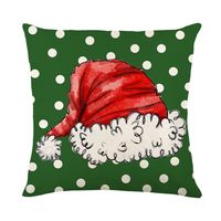 Fashion Christmas Tree Linen Pillow Cases sku image 1