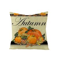 Cute Pumpkin Synthetic Fibre Pillow Cases sku image 24