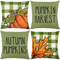 Pastoral Pumpkin Linen Pillow Cases main image 1