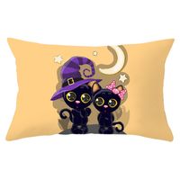 Cute Pumpkin Owl Synthetic Fibre Pillow Cases sku image 15